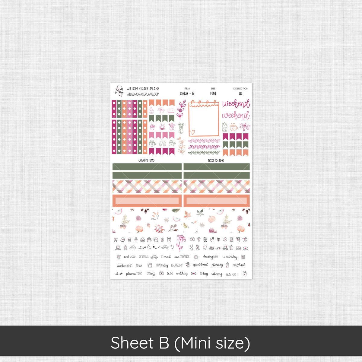 Daily Sticker Kit | Changing Seasons (111)