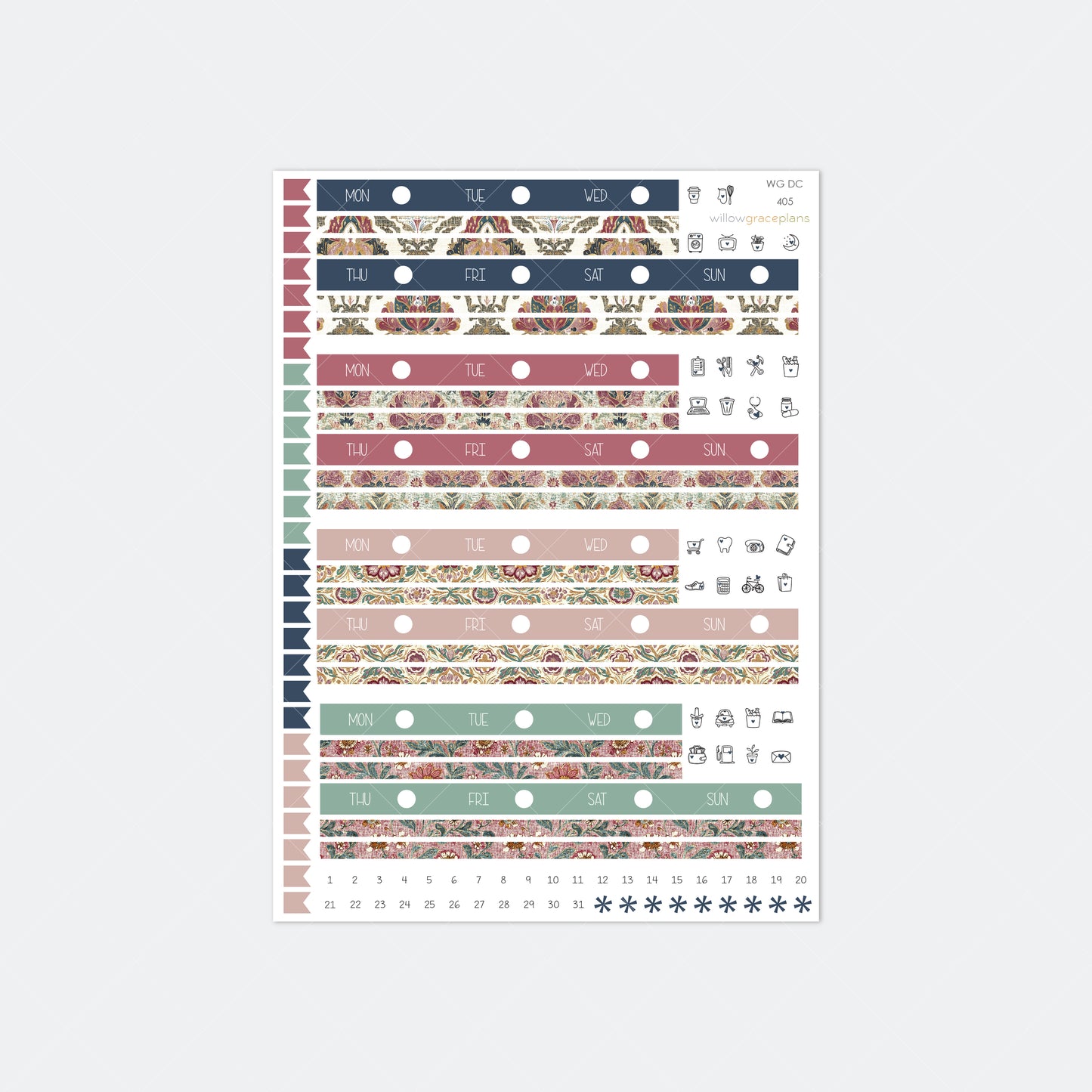 Date Covers | Heirloom Garden