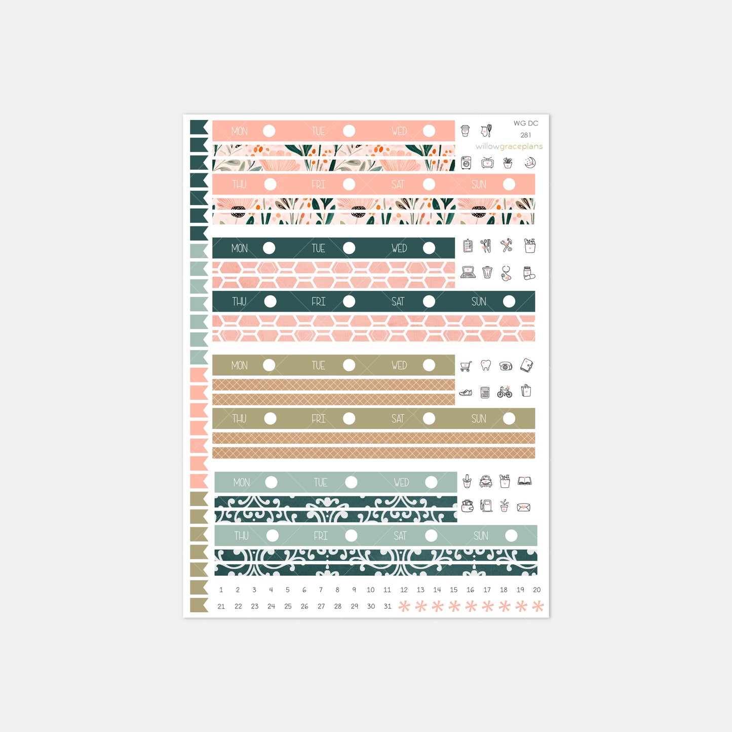 Date Covers | Garden Patchwork