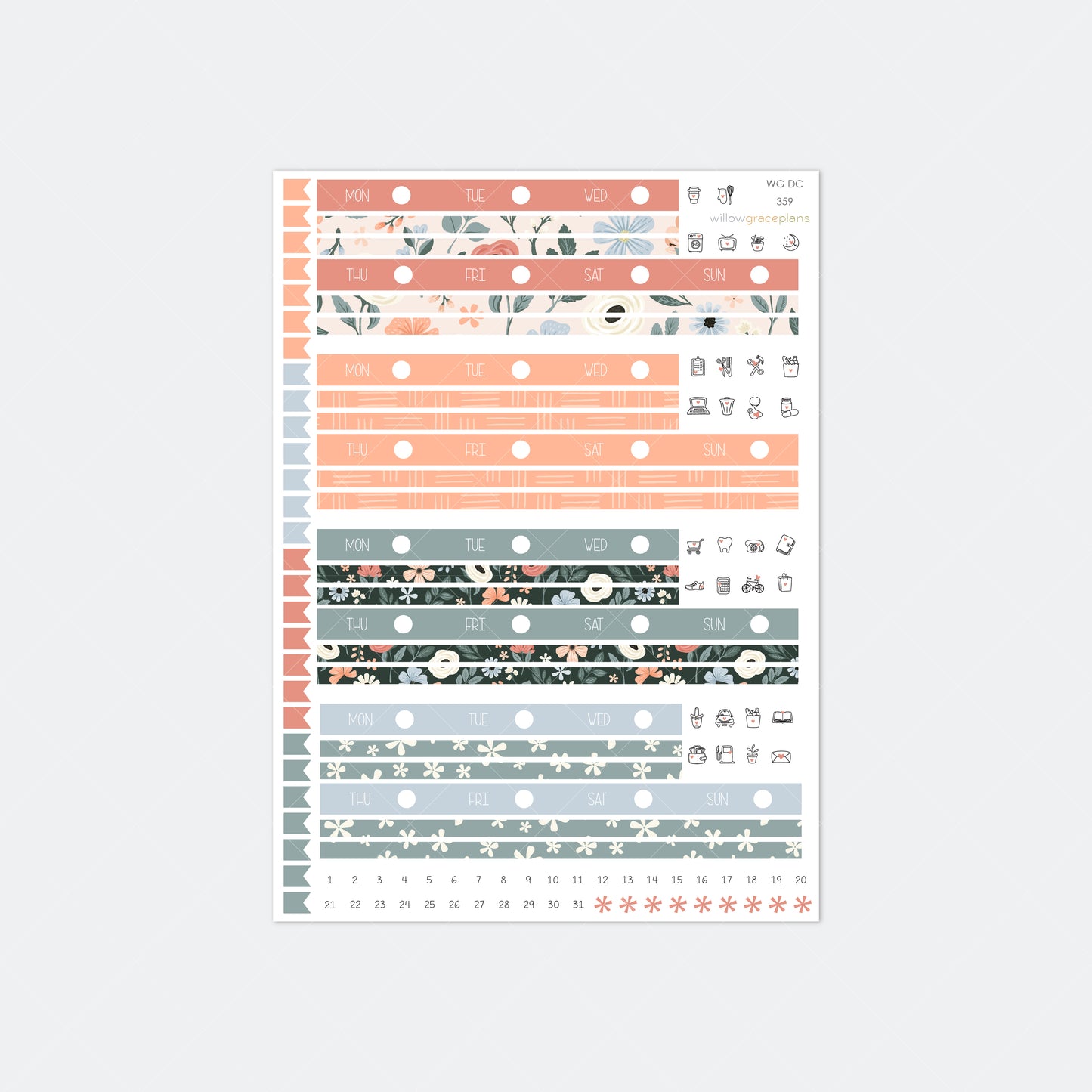 Date Covers | Antique Bloom