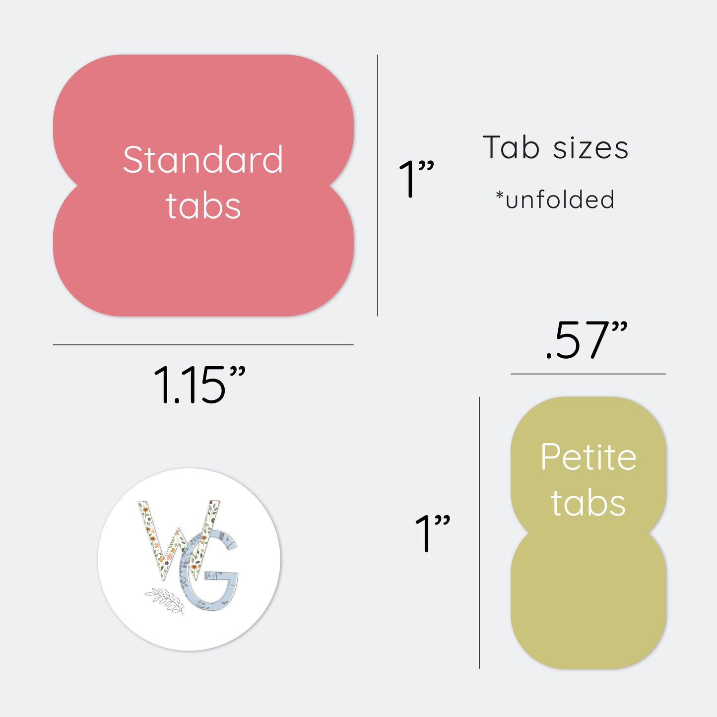 Planner Tabs | Vintage Tea Party