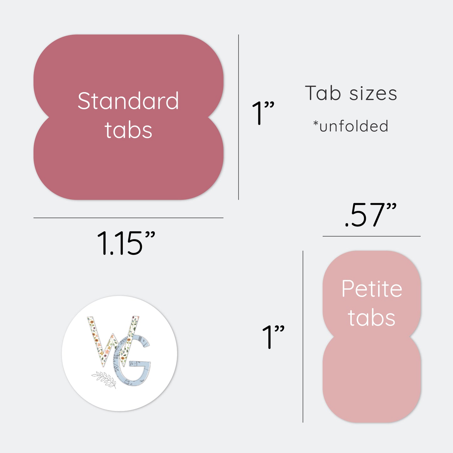 Planner Tabs | Heirloom Garden