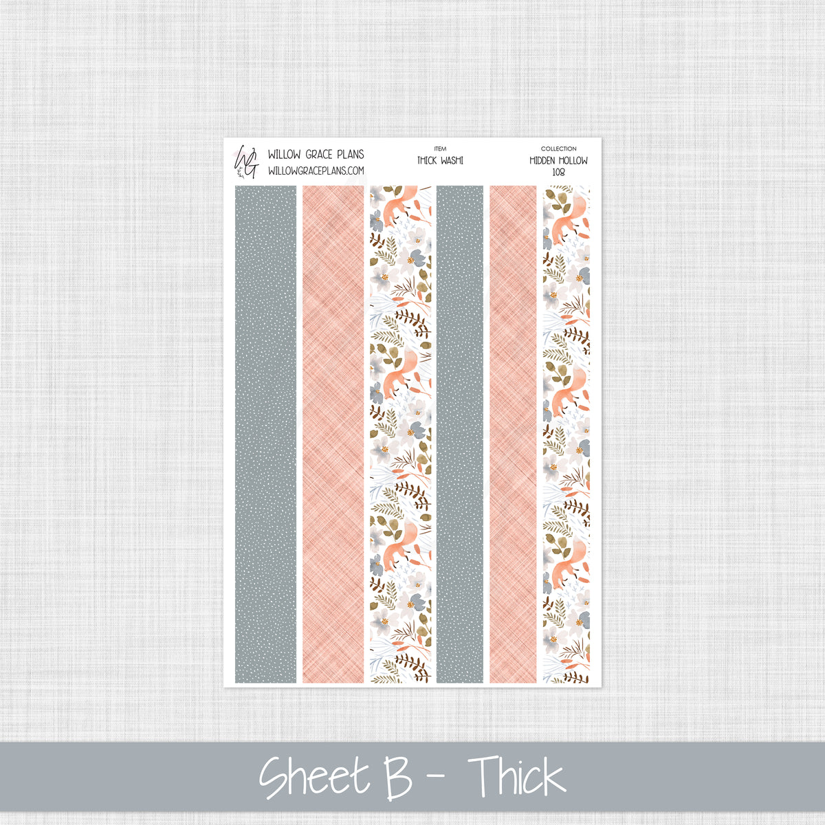 Washi Stickers | Hidden Hollow