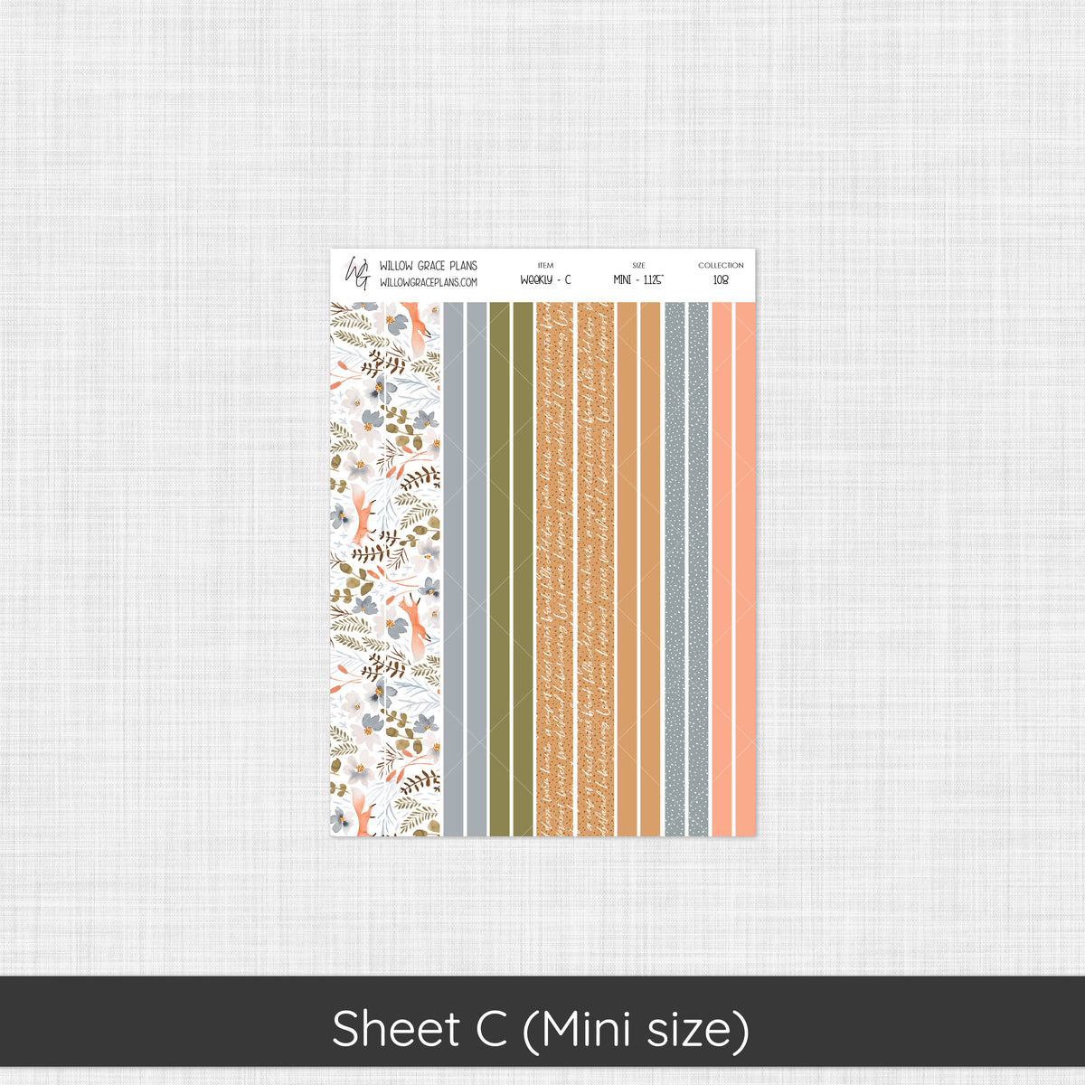 Weekly Sticker Kit | Hidden Hallow (108)