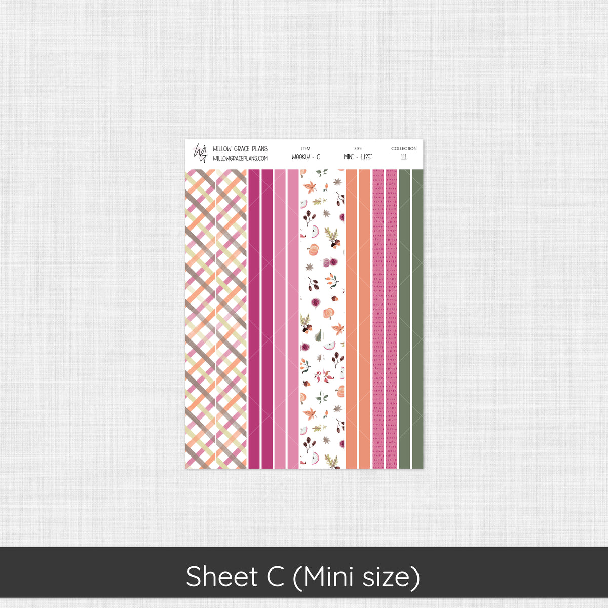 Weekly Sticker Kit | Changing Seasons (111)