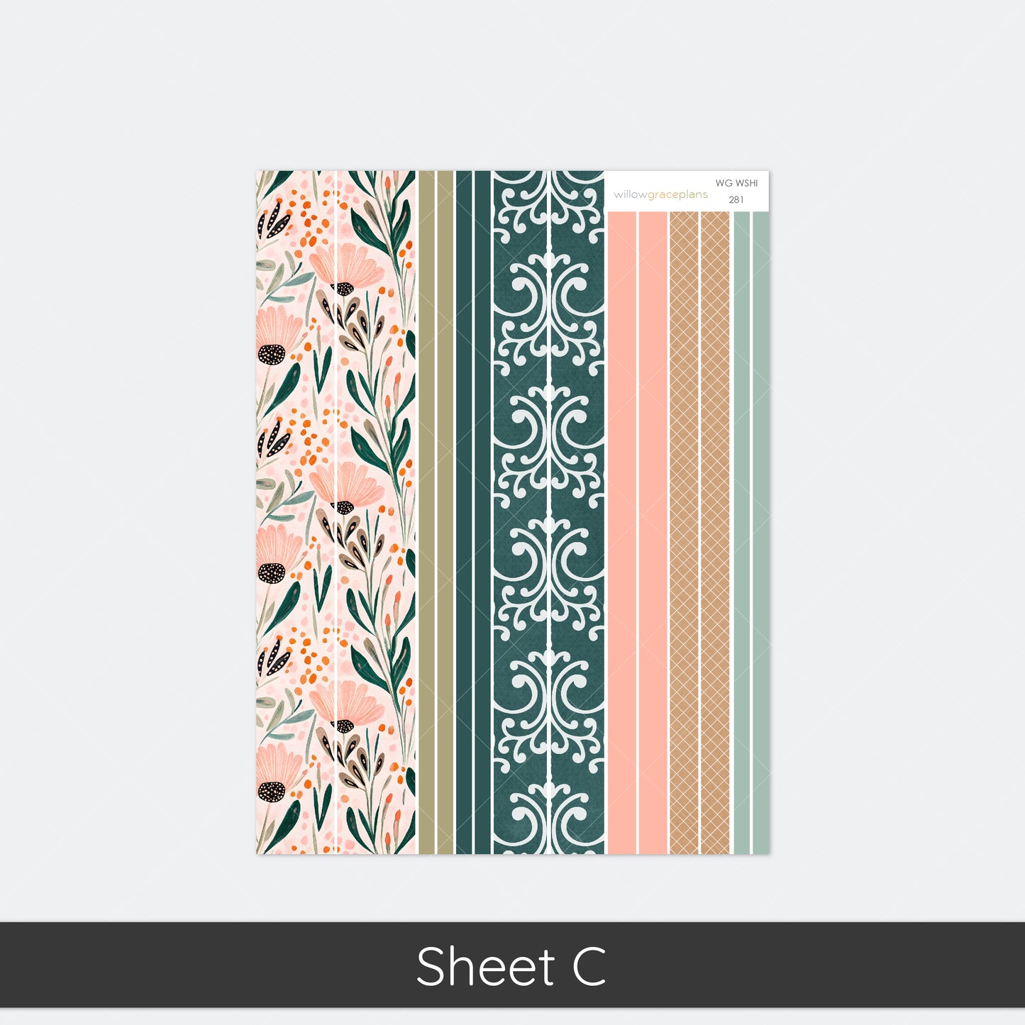 Monthly Planner Stickers | Garden Patchwork