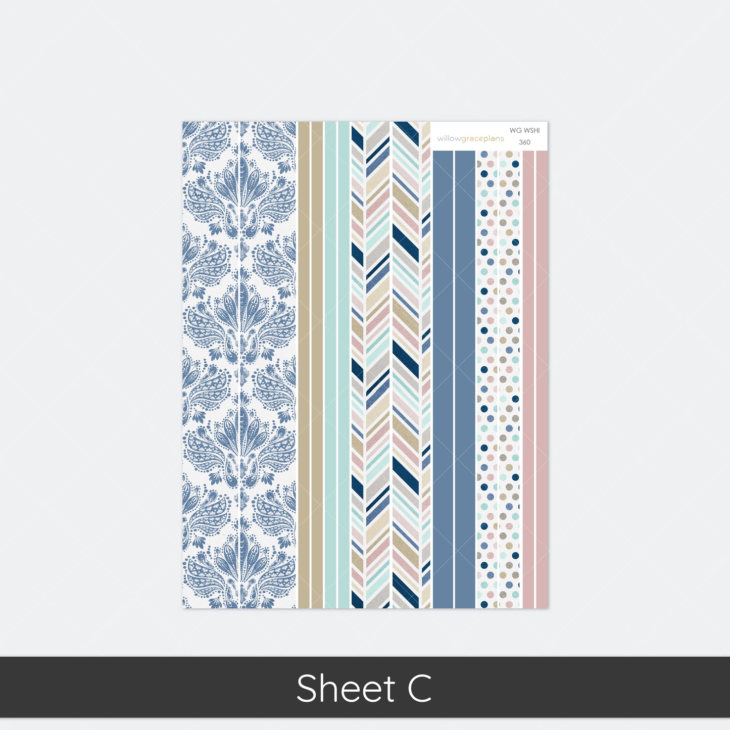 Monthly Planner Stickers | Blue Harbor