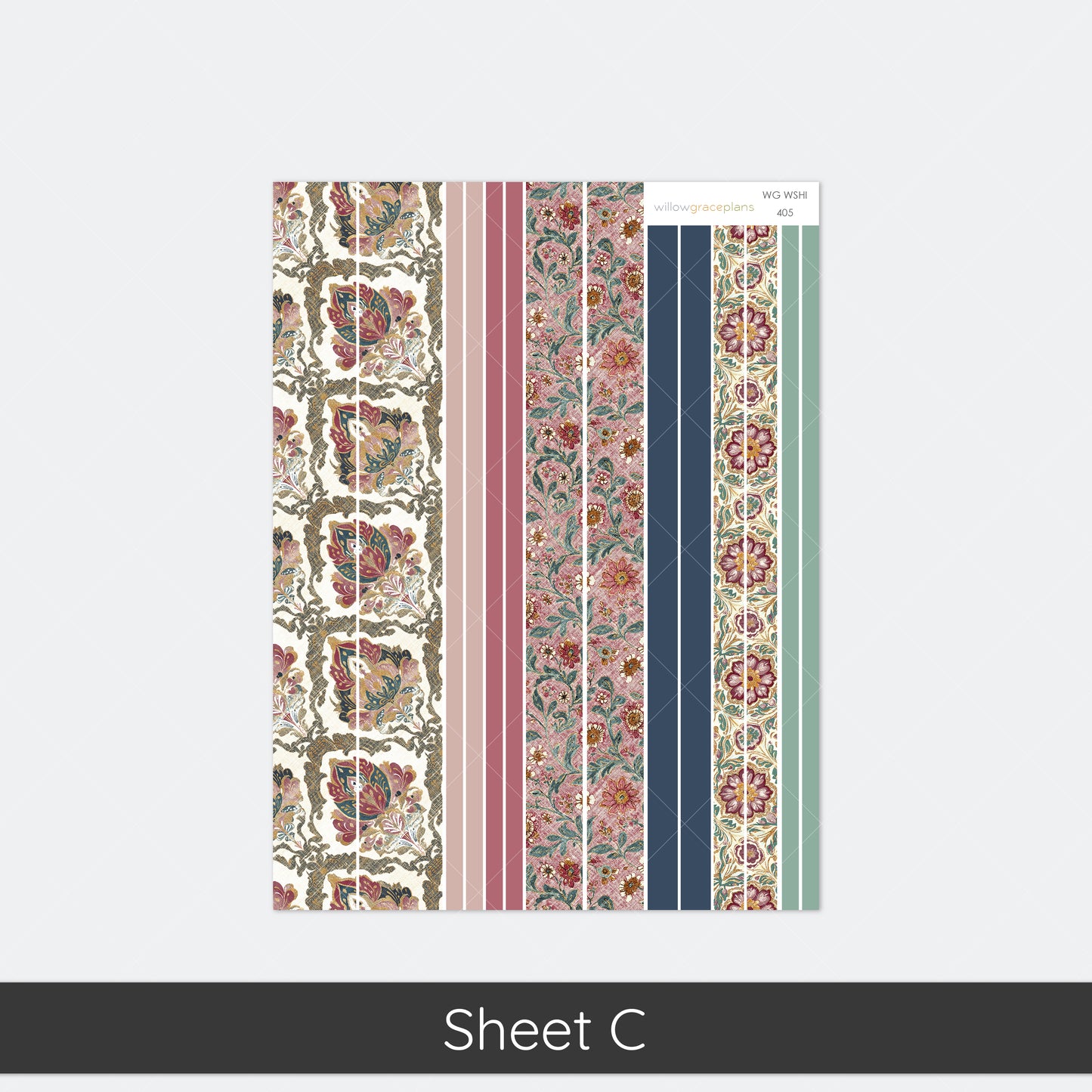 Monthly Planner Stickers | Heirloom Garden