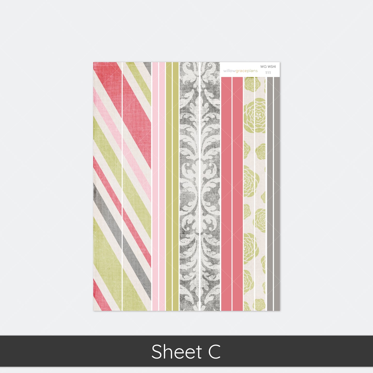 Monthly Planner Stickers | Vintage Tea Party