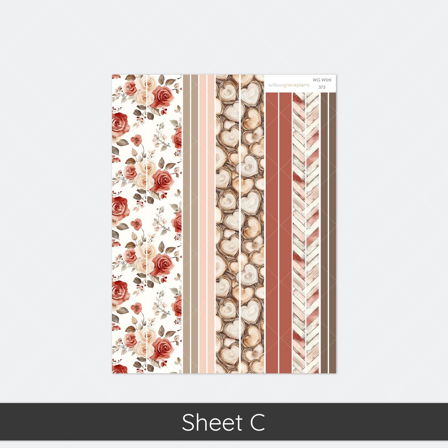 Monthly Planner Stickers | Rosewood Love