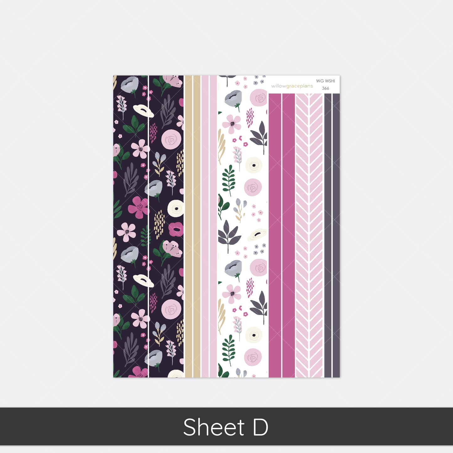 Weekly Planner Stickers | Dusky Petals