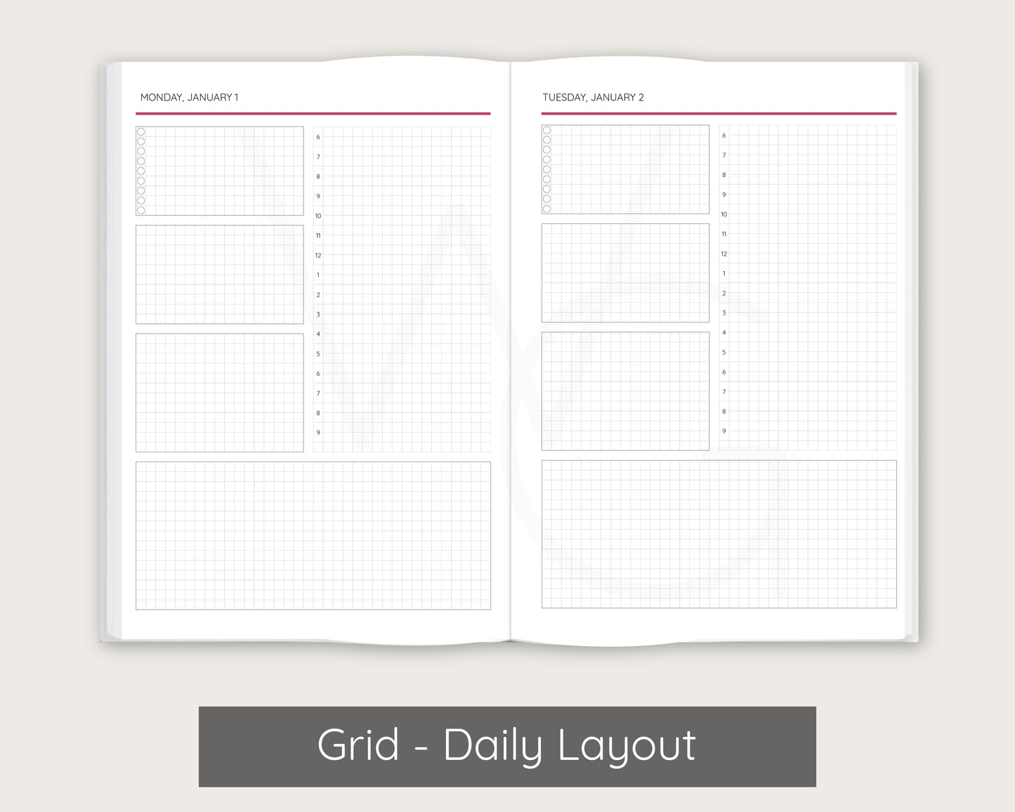 Dahlia - Wine Signature Planner