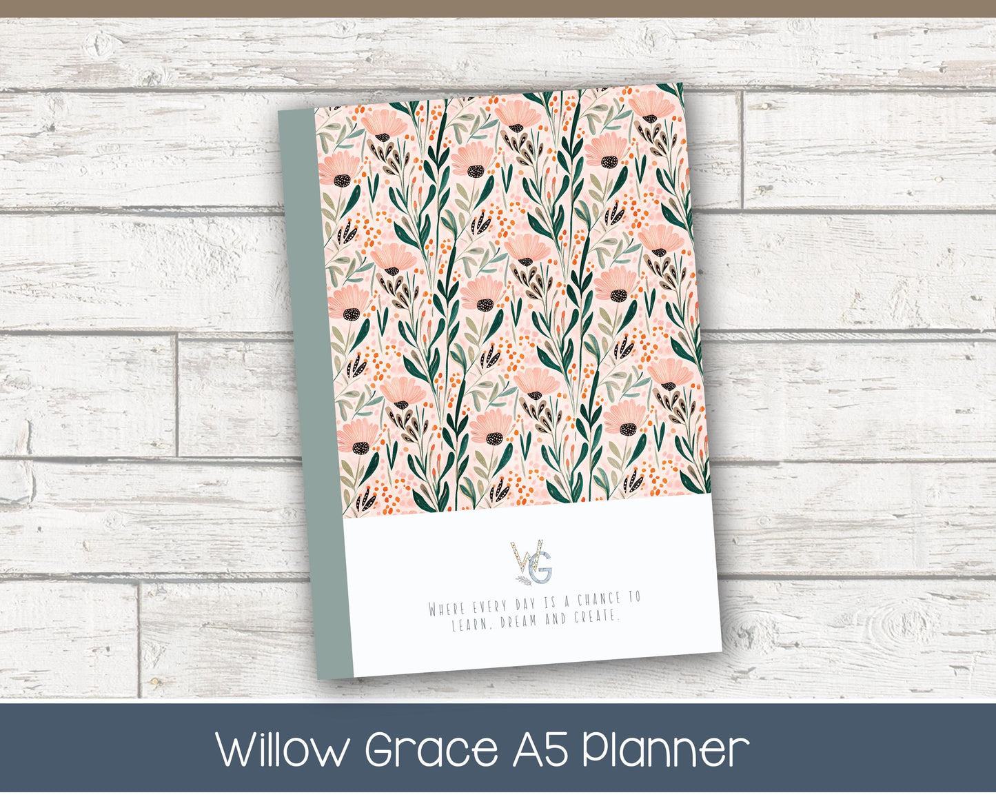 2026 Weekly Planner | Productivity Weekly Planner | Grid Layout - Black and White | Ready to Ship - Cottage Bloom