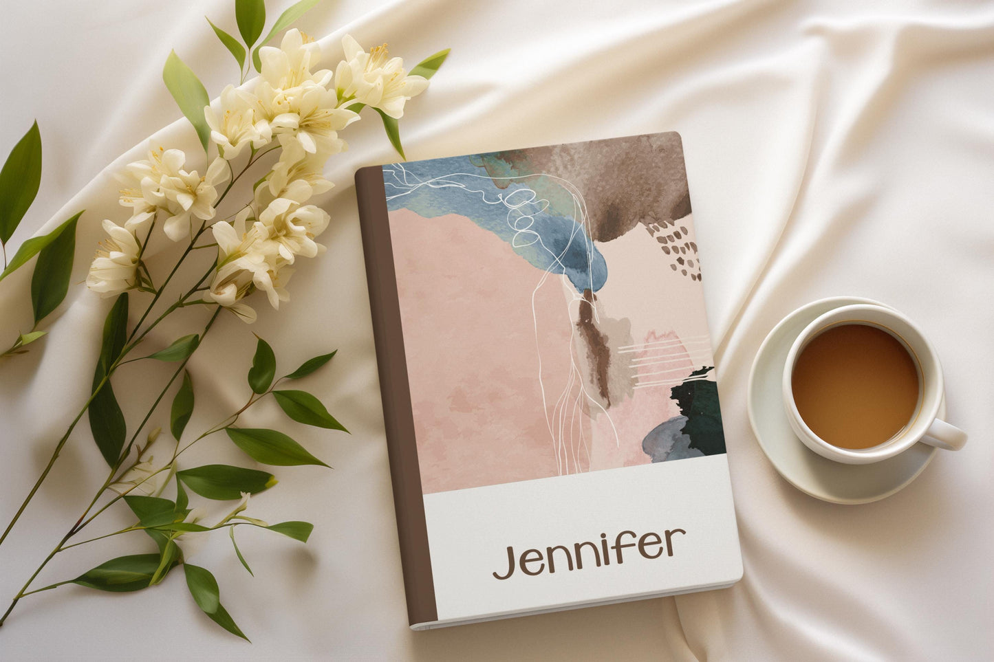 Personalized Day Planner | Day Planner | Lined Layout | Blush & Ink