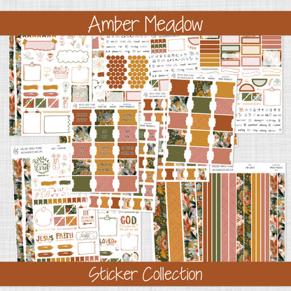 A5 Planner Inserts | Amber Meadow - November 2026