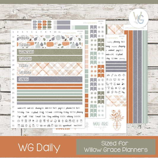 Willow Grace Planner Stickers - Daily Planner Stickers | WGD-115