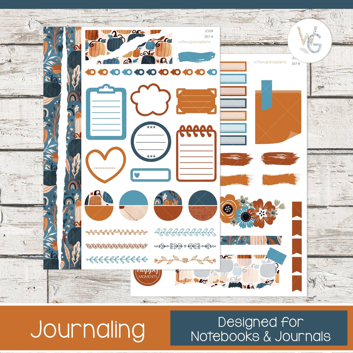 Journaling Stickers • Planner Stickers • JOUR-337
