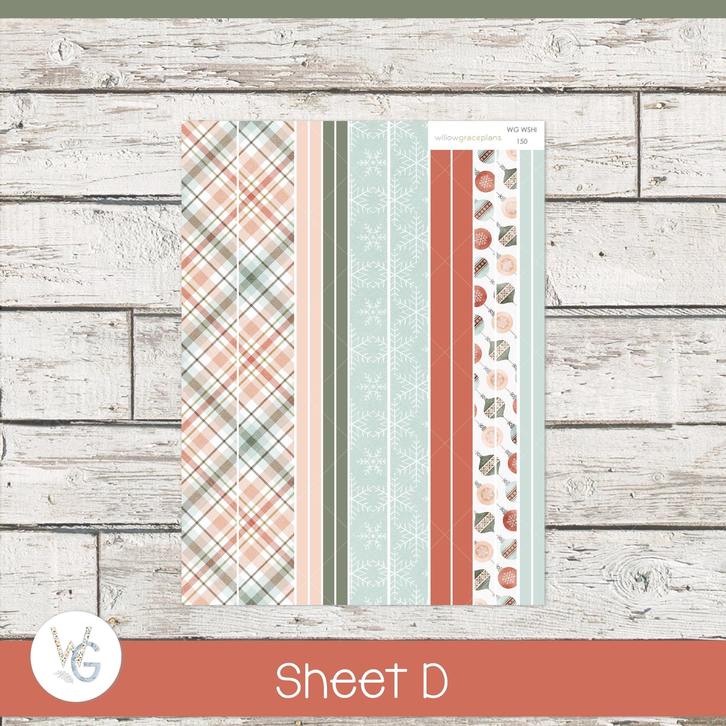 Willow Grace Planner Stickers - Weekly Planner Stickers | WGW-150