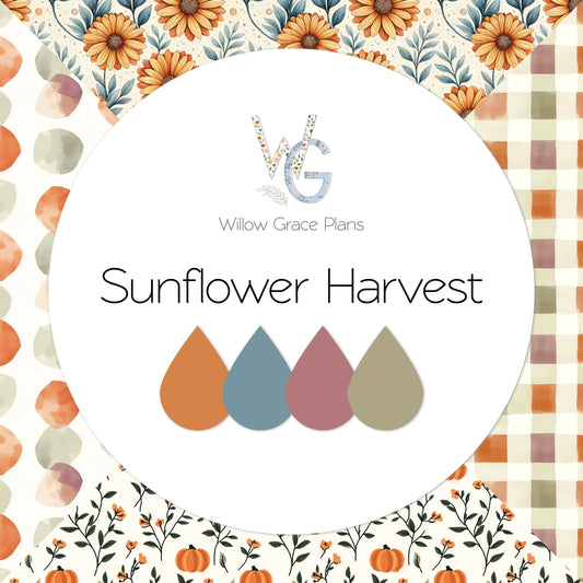 Sunflower Harvest Complete Sticker Collection