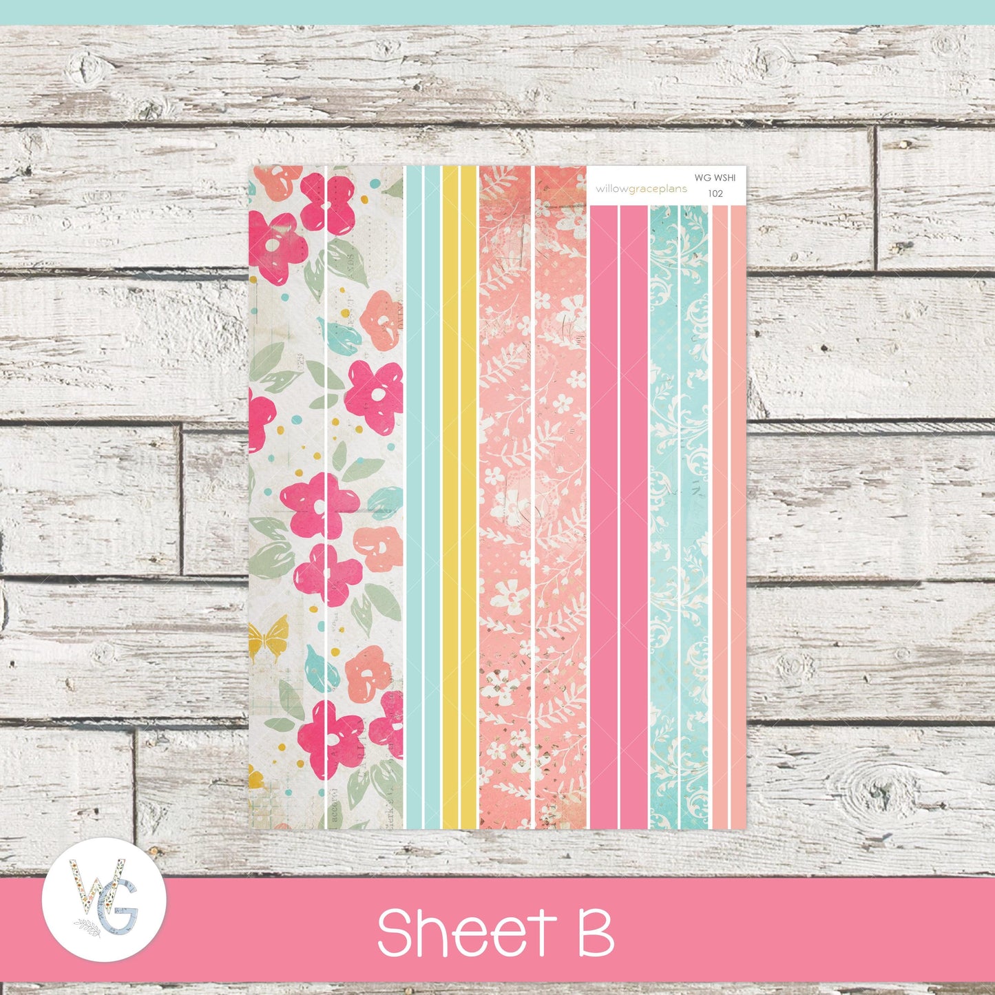 Willow Grace Planner Stickers - Monthly Planner Stickers | WGM-102