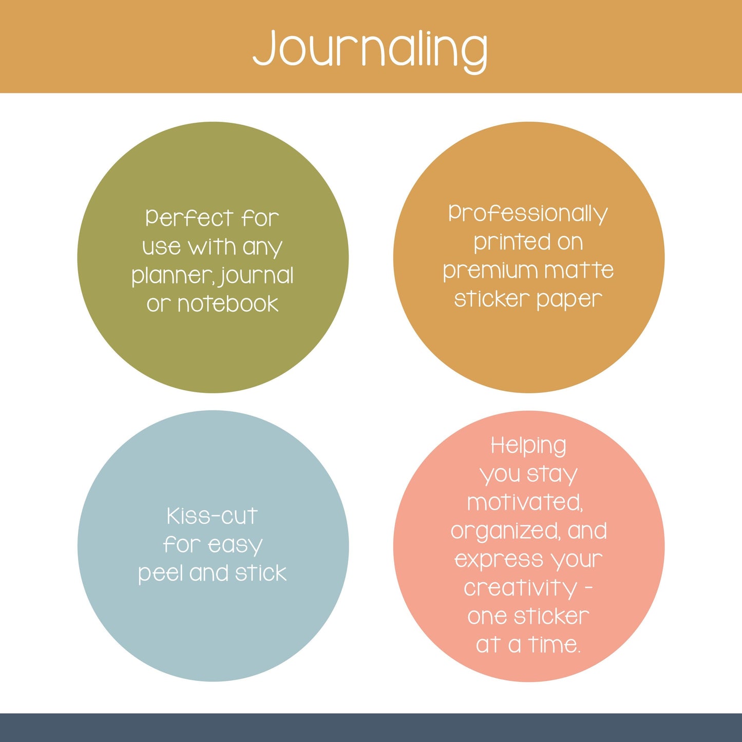 Journaling Stickers • Planner Stickers • JOUR-337