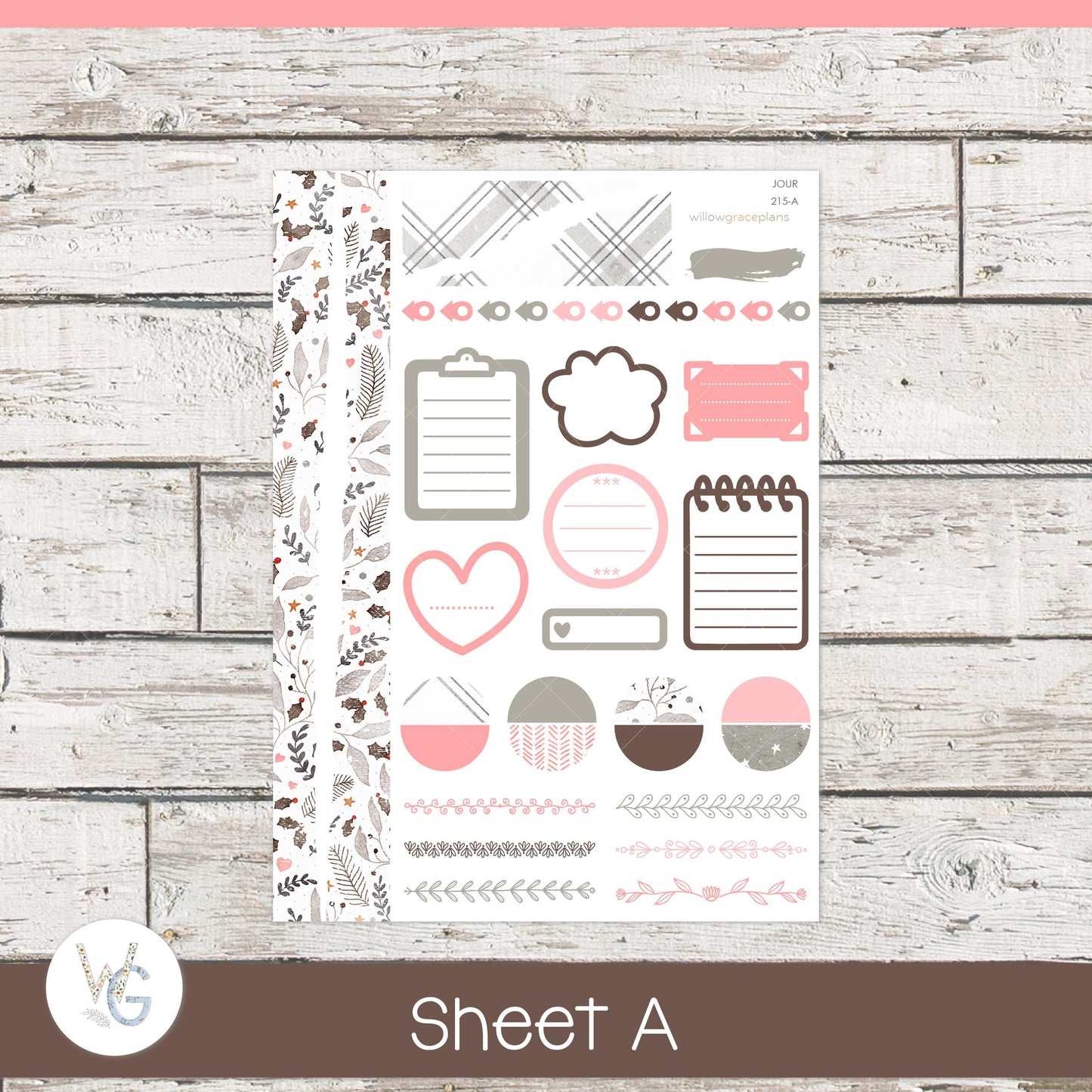 Journaling Stickers • Planner Stickers • JOUR-215