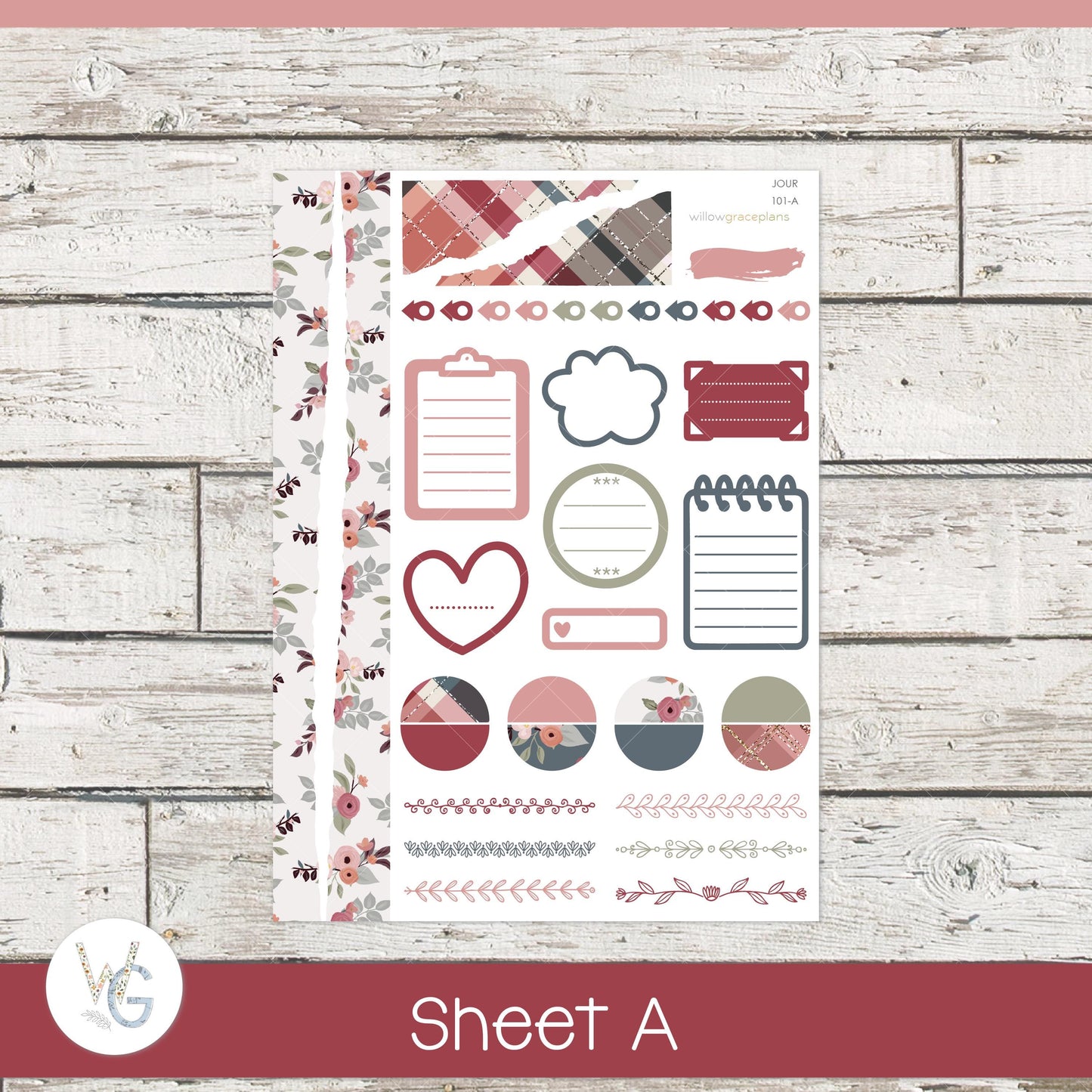 Journaling Stickers • Planner Stickers • JOUR-101