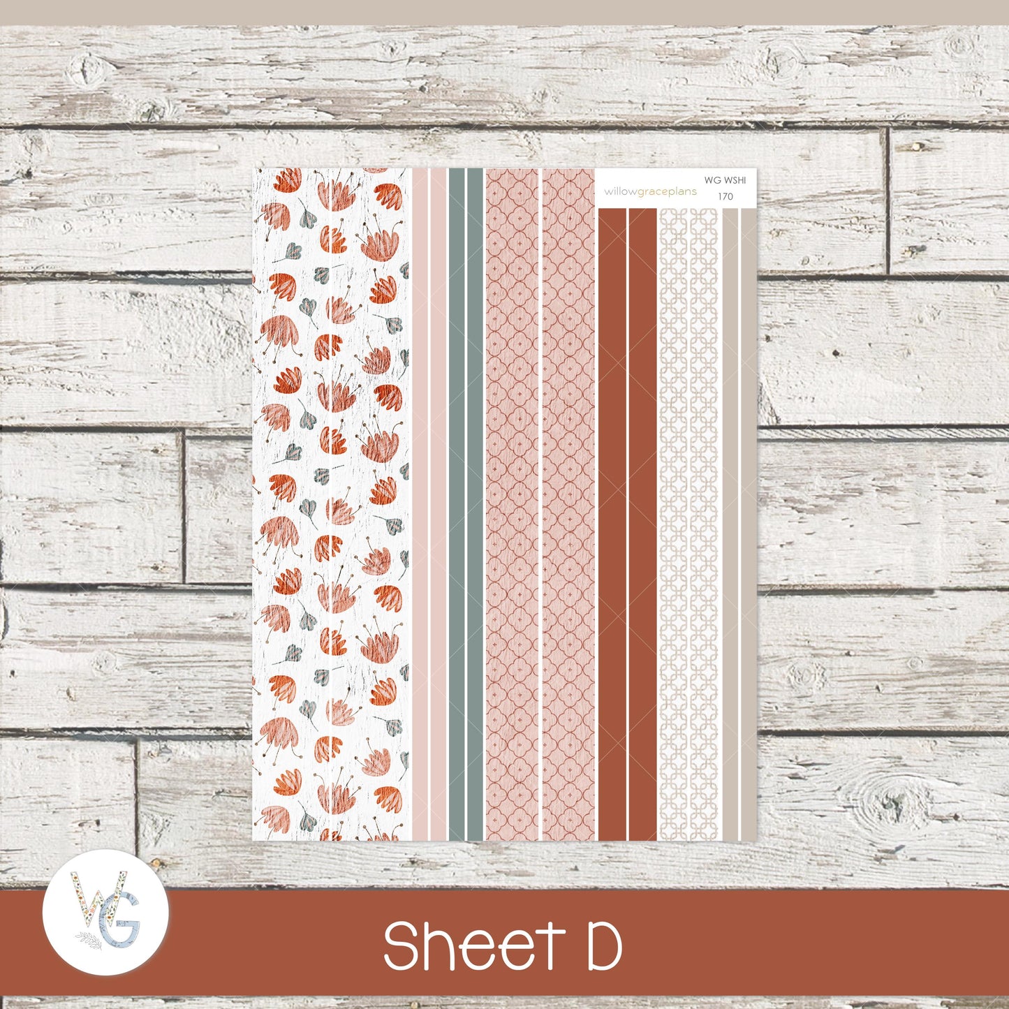 Willow Grace Planner Stickers - Daily Planner Stickers | WGD-170