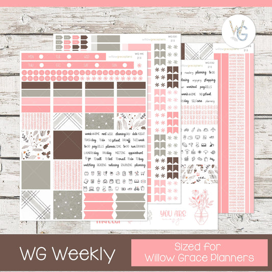 Willow Grace Planner Stickers - Weekly Planner Stickers | WGW-215