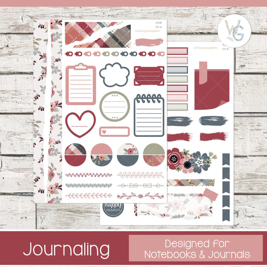 Journaling Stickers • Planner Stickers • JOUR-101