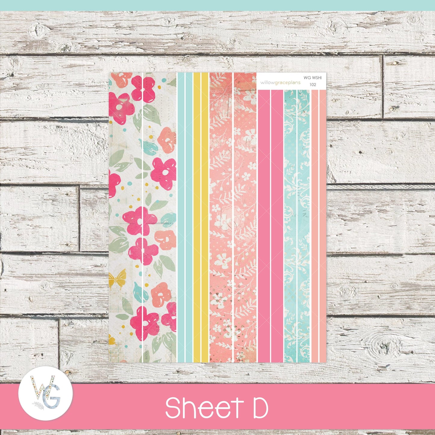 Willow Grace Planner Stickers - Daily Planner Stickers | WGD-102