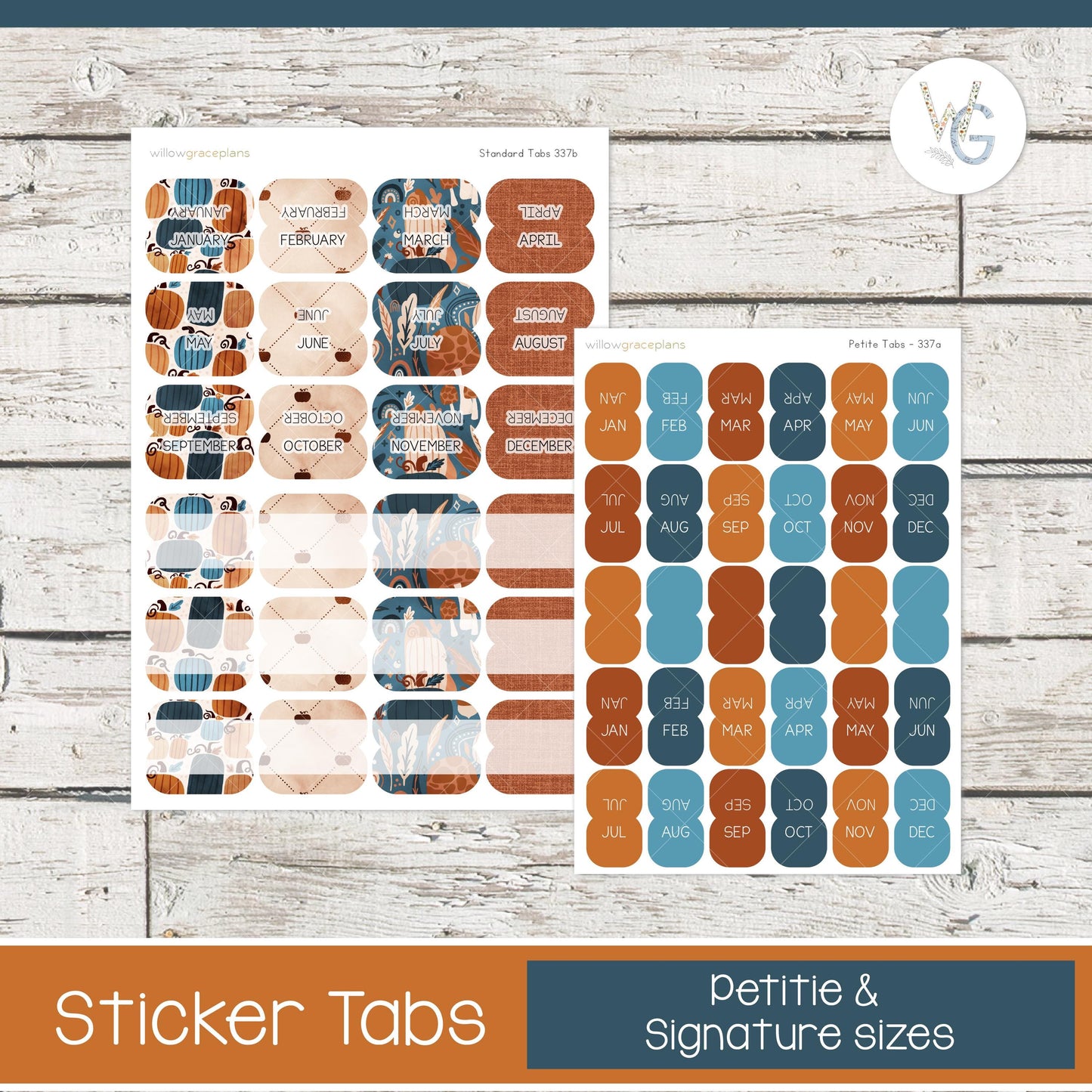 Planner Tabs • Tab Stickers • Planner Stickers • TB-337