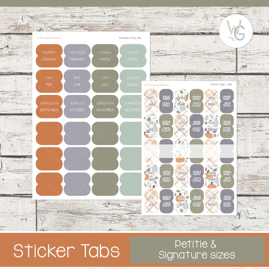 Planner Tabs • Tab Stickers • Planner Stickers • TB-115