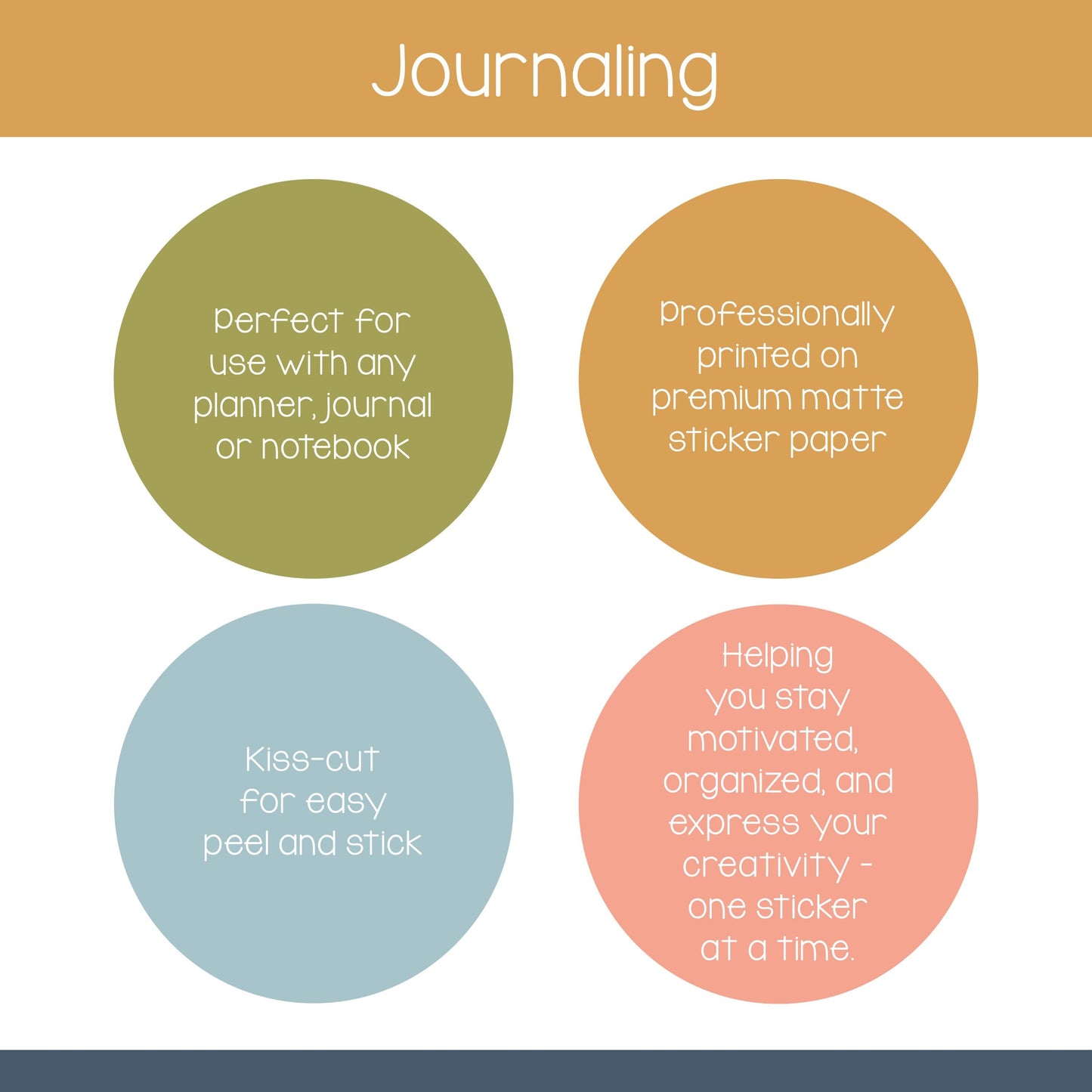 Journaling Stickers • Planner Stickers • JOUR-115