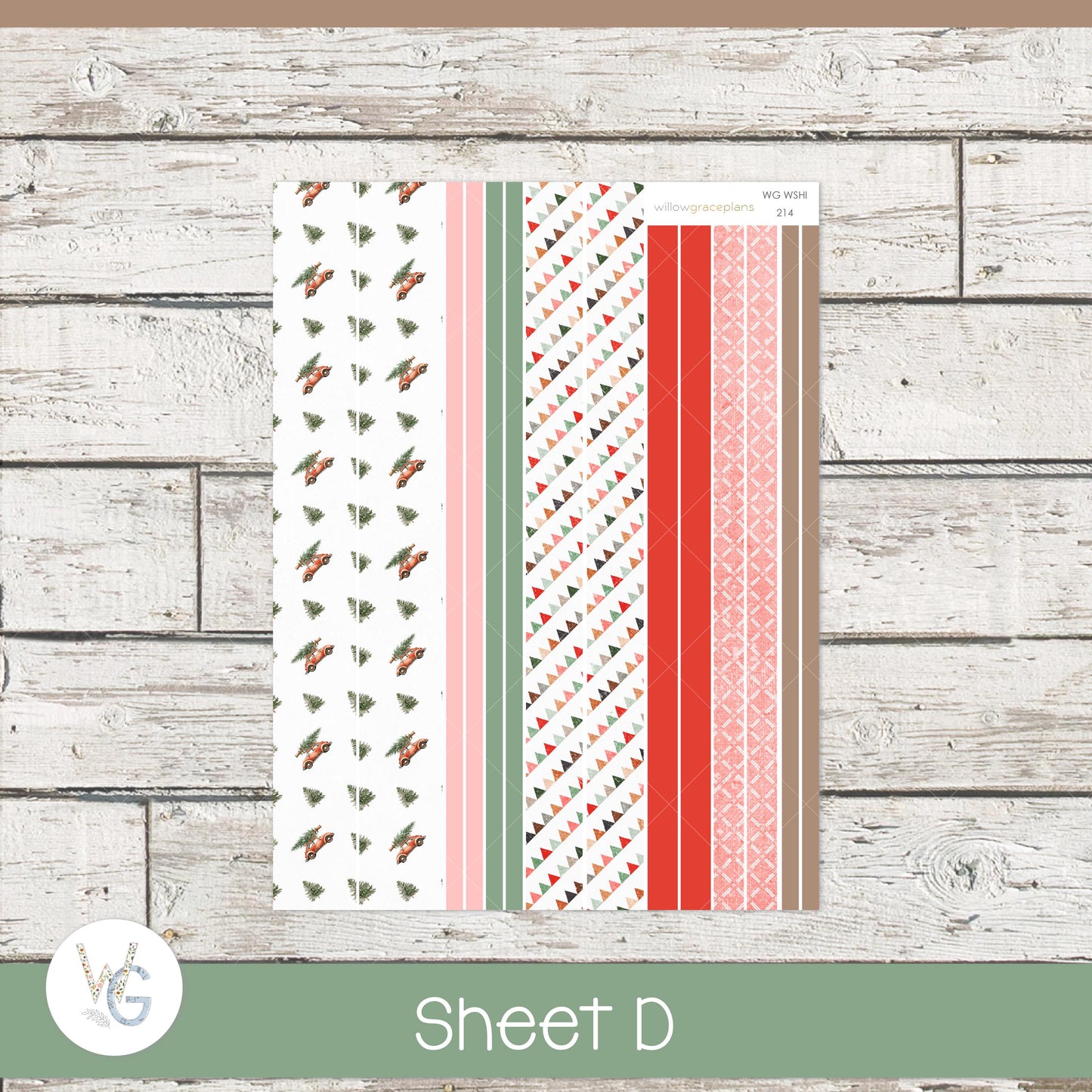 Willow Grace Planner Stickers - Daily Planner Stickers | WGD-214