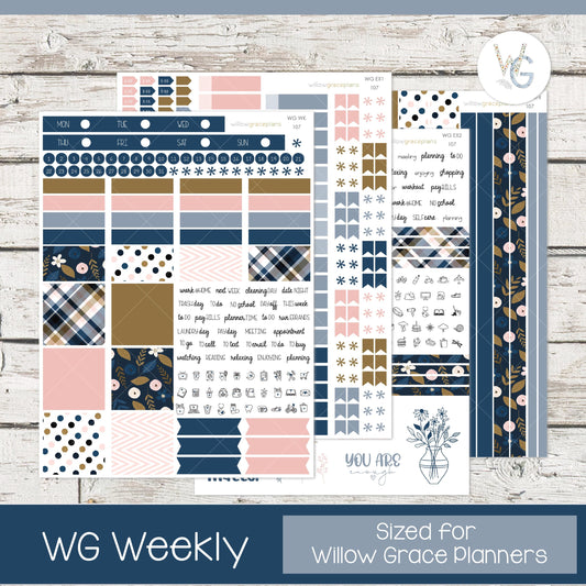 Willow Grace Planner Stickers - Weekly Planner Stickers | WGW-107