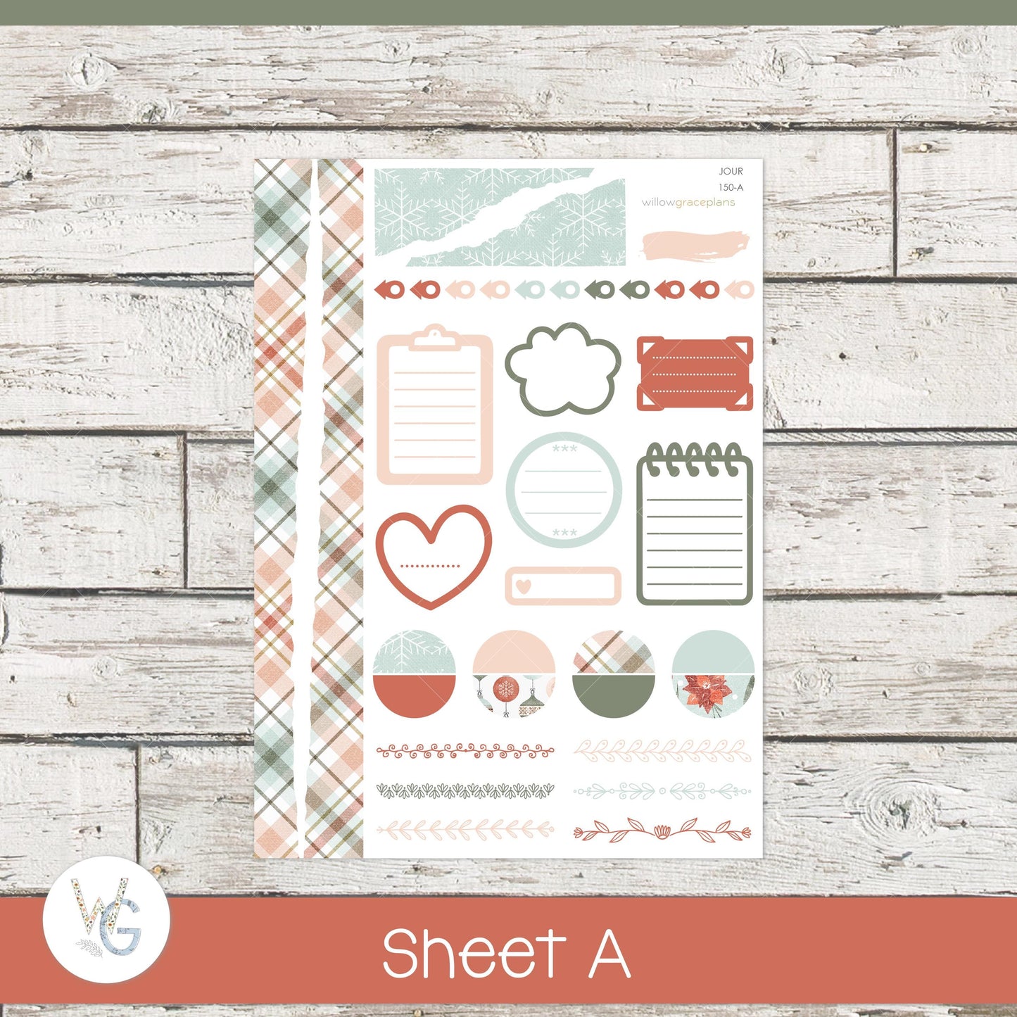 Journaling Stickers • Planner Stickers • JOUR-150