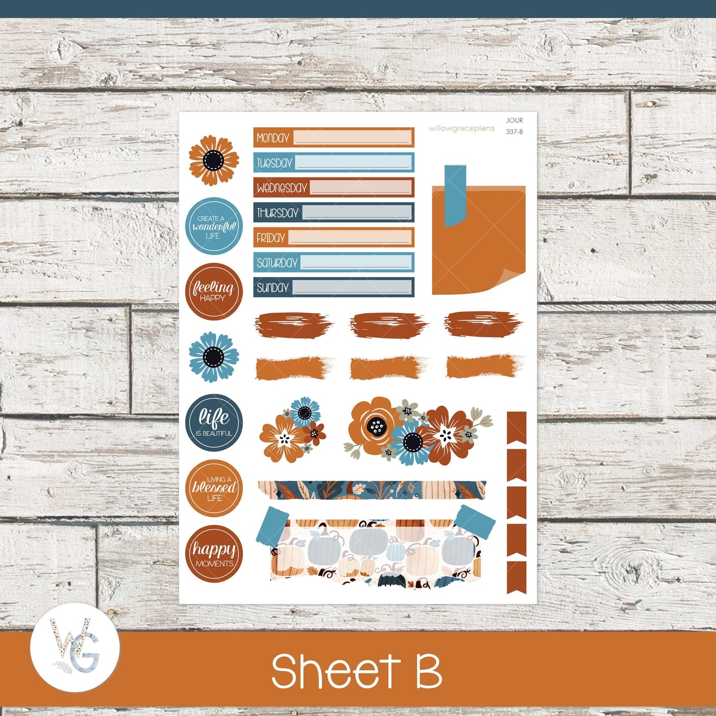 Journaling Stickers • Planner Stickers • JOUR-337