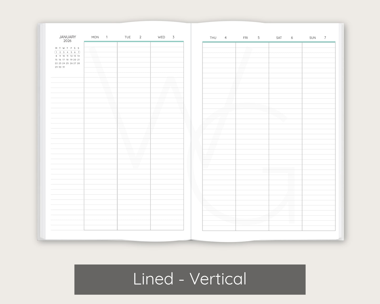 Dahlia - Aqua Signature Planner