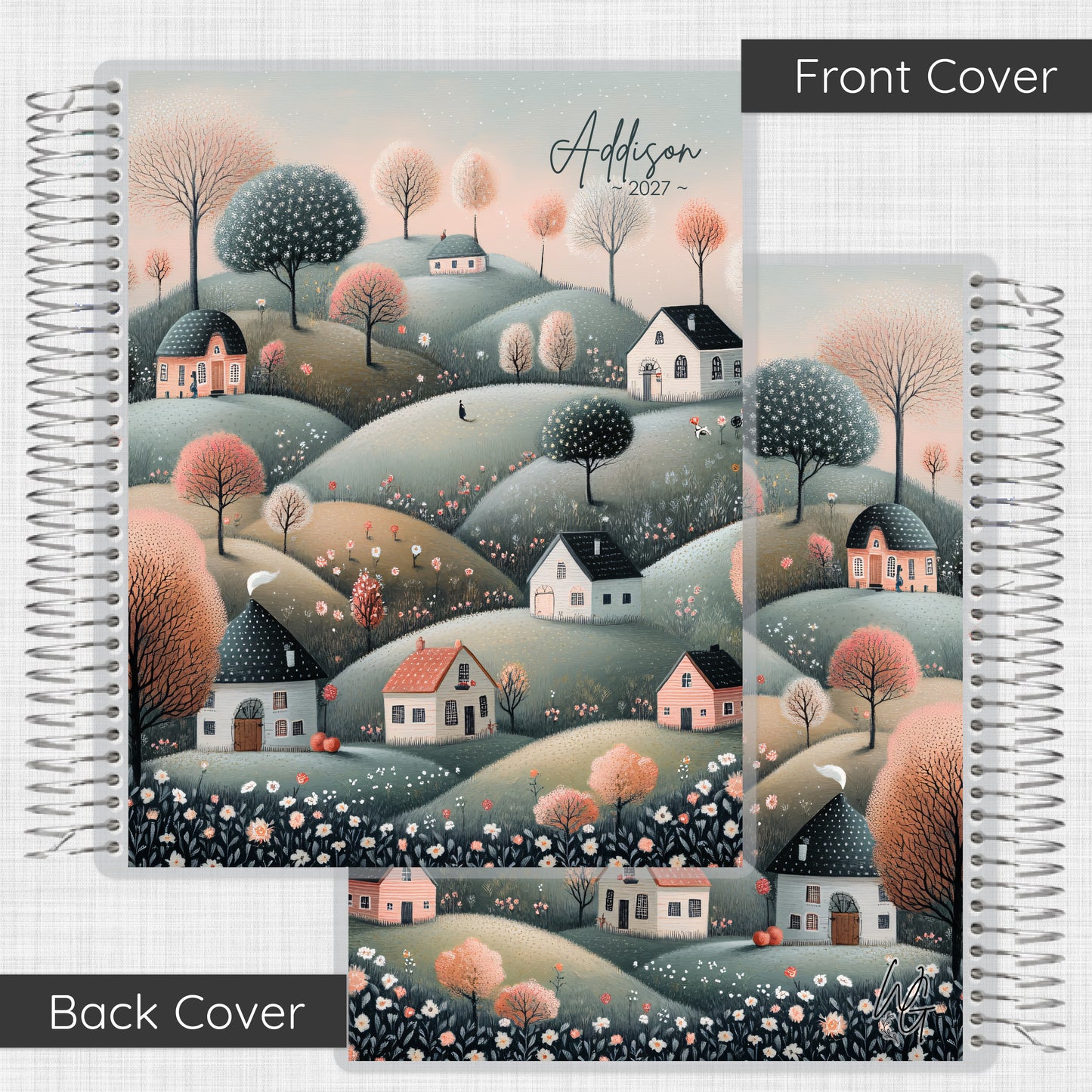 Hillside Month + Week Planner