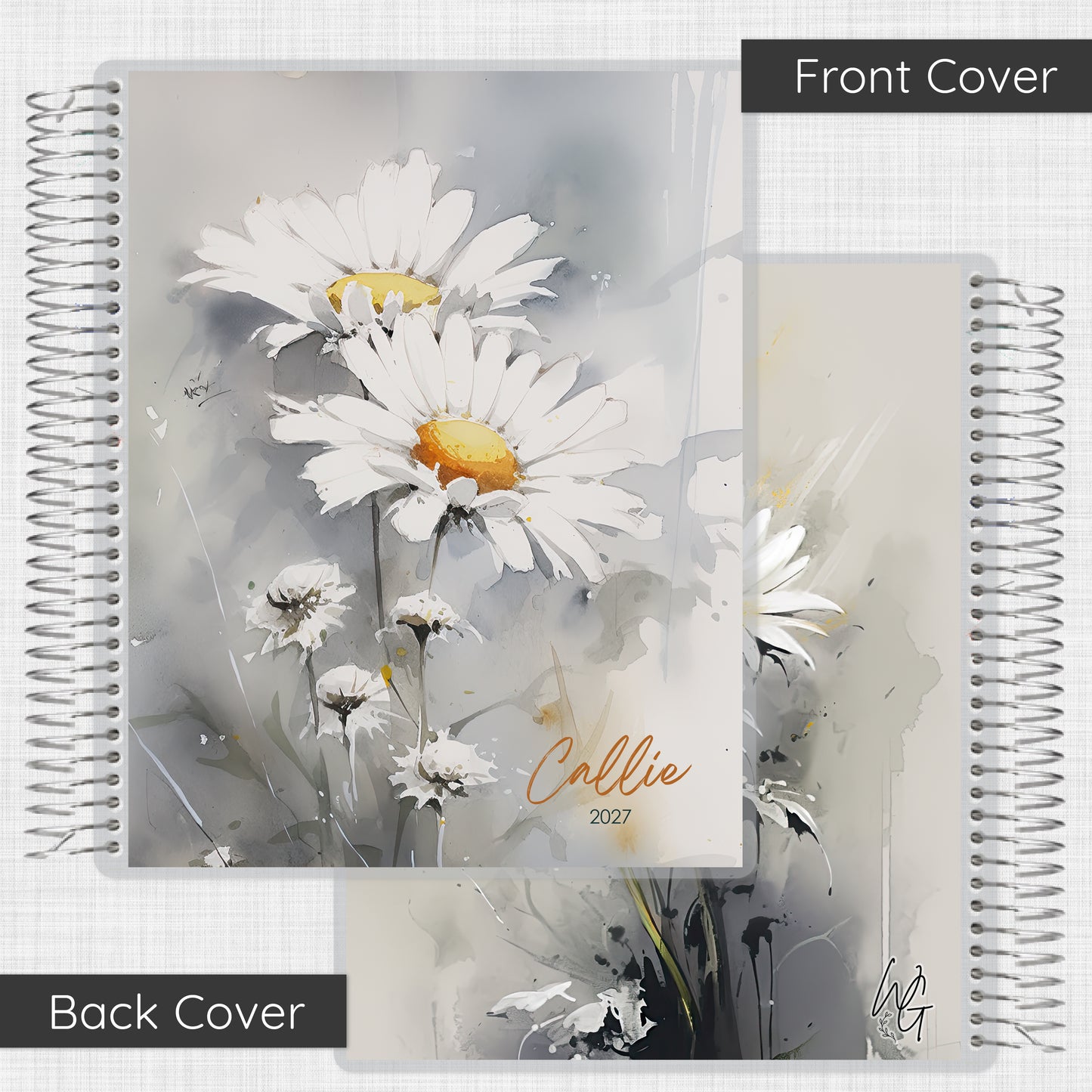 Gentle Daisy Month + Day Planner