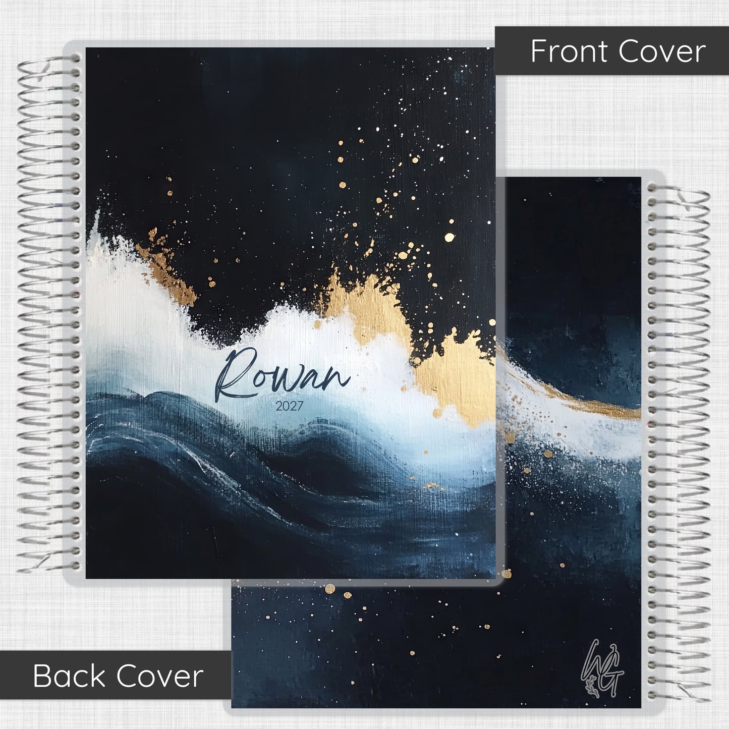 Golden Drift Month + Day Planner