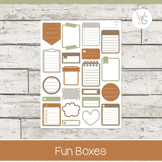 Fun Boxes | Autumn Leaves