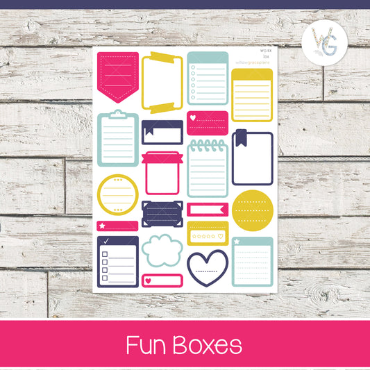 Fun Boxes | Back to School
