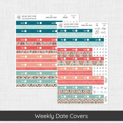 Weekly Date Covers | Aqua Bloom (104)