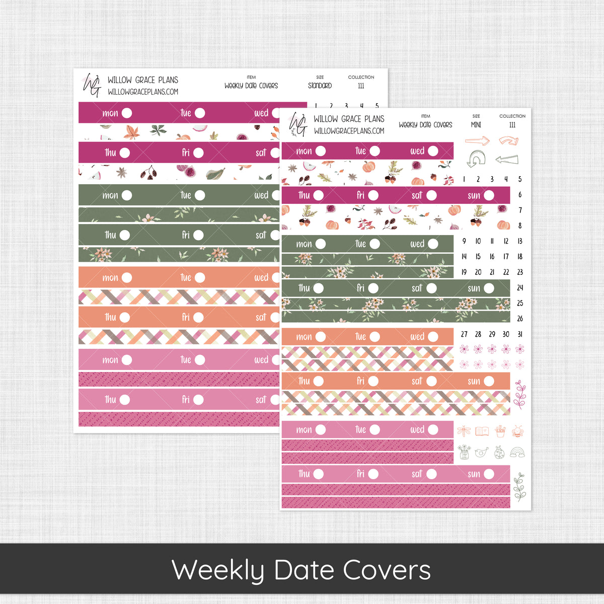 Weekly Date Covers | Changing Seasons (111)