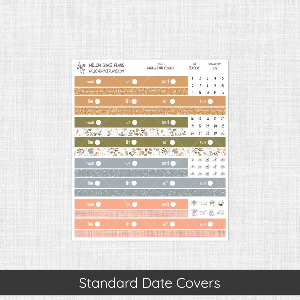 Weekly Date Covers | Hidden Hallow (108)