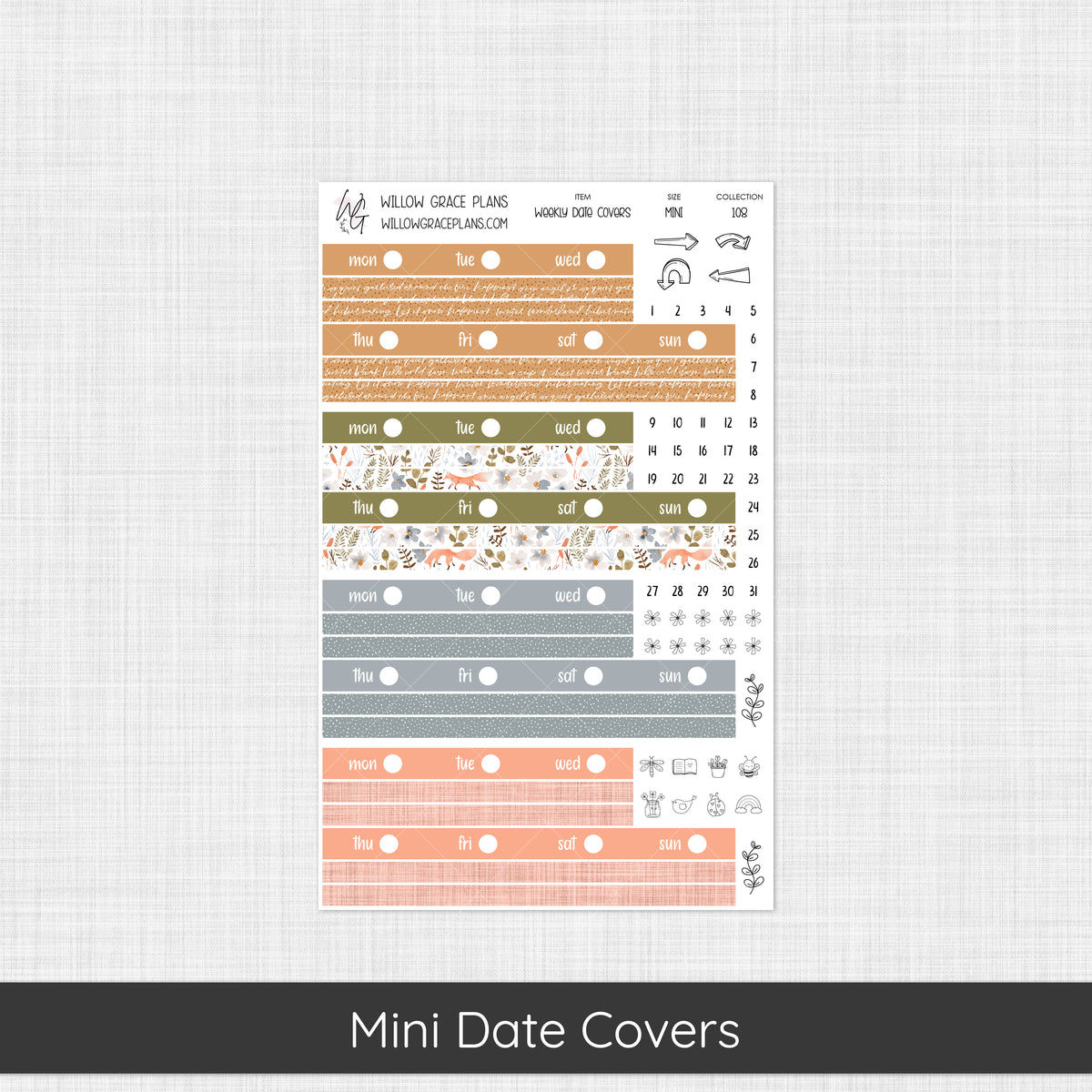 Weekly Date Covers | Hidden Hallow (108)