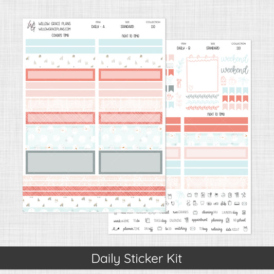 Daily Sticker Kit | Winter Blush (110)