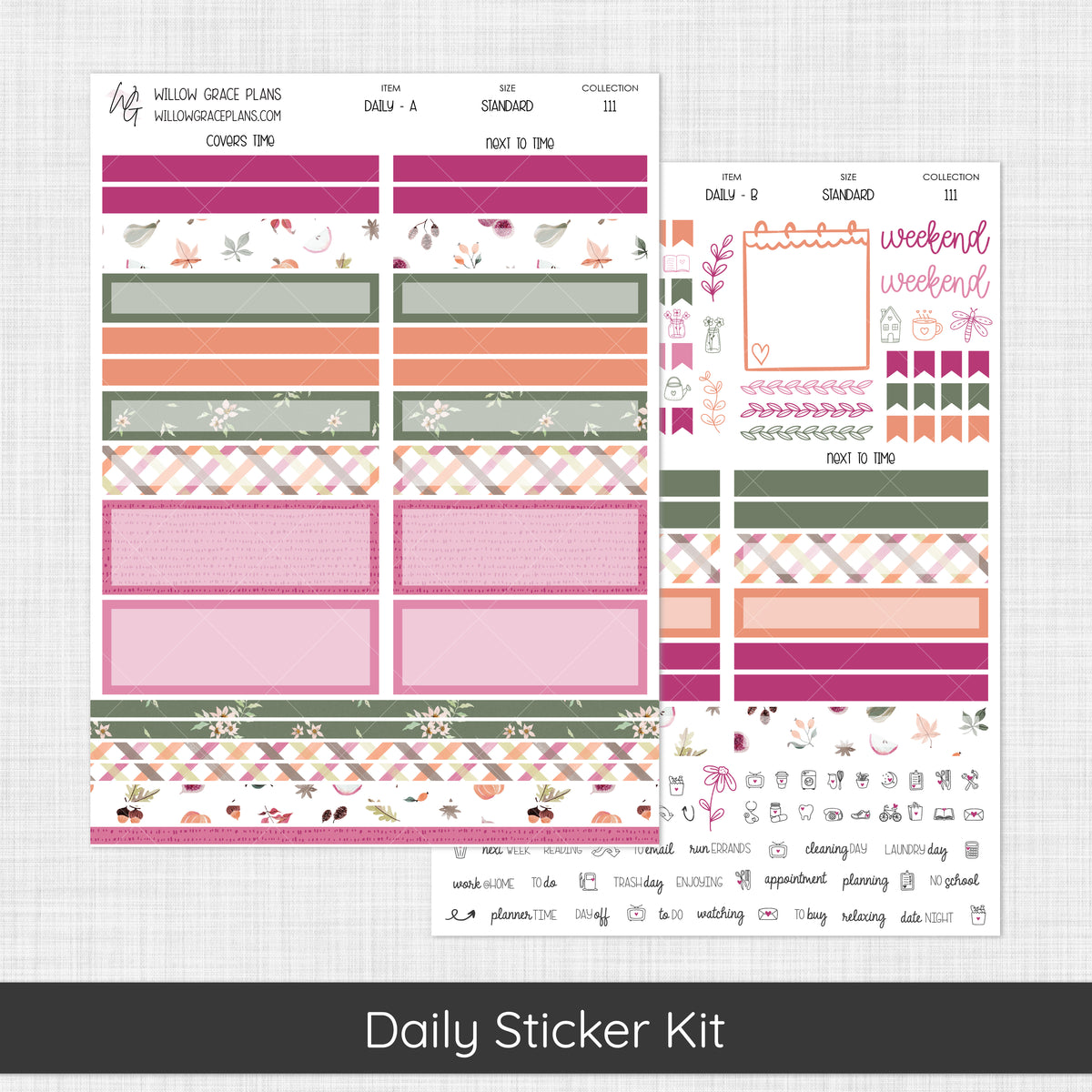 Daily Sticker Kit | Changing Seasons (111)